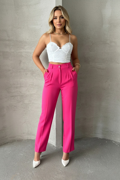 İntive Lingerie Women's Soft Textured Wide-Leg Pants