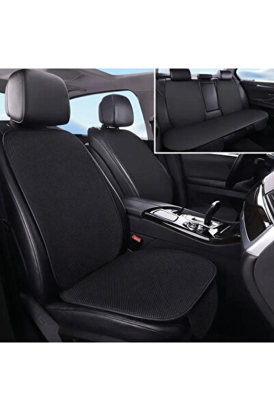 BENTOTO وسادة مقعد السيارة ميني كوبر من الكتان، طقم أمامي وخلفي 7 قطع