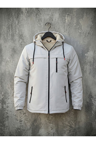 FLUEND MODA Winter Fur Lined Waterproof and Windproof Coat