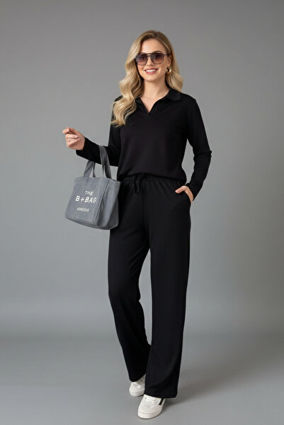 İntive Lingerie Women's Double Pocket Two-Piece Set