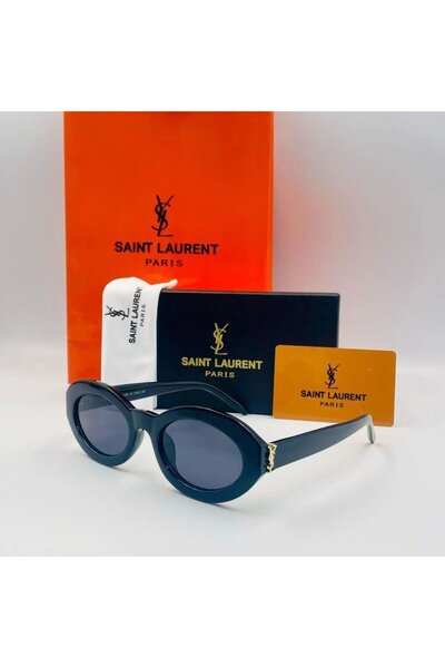 Saint Laurent Glasses with Comfortable Geometric Design
