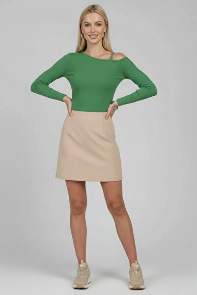 İntive Lingerie Women's Modern Blouse with Drawstring Detail