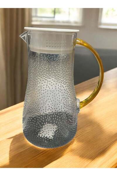 Jack Acrylic Juice and Water Pitcher with White Lid