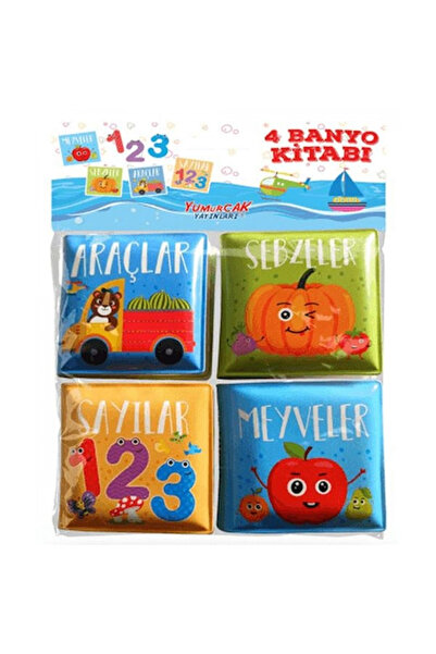 Yumurcak Yayınları 4’lü Set Banyo Kitabı