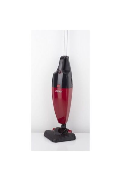 Zilan Aspirator fără sac ZLN1235, 800W, 2 în 1 vertical și portabil, recipient 2L, Roșu/Negru