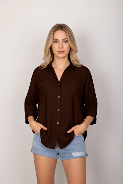 İntive Lingerie Women's Casual Shirt with Aesthetic Posture
