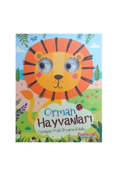 Yumurcak Yayınları Oynayan Gözlü Boyama Kitabı – Orman Hayvanları