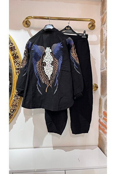 Dadali Linen Embroidered Kimono Set