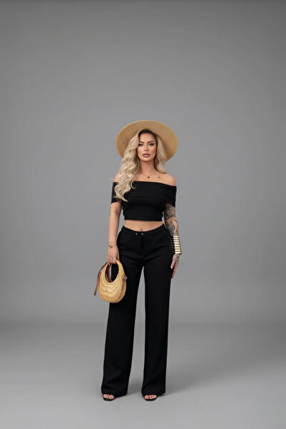 İntive Lingerie Women's Wide Leg Regular Fit Suit