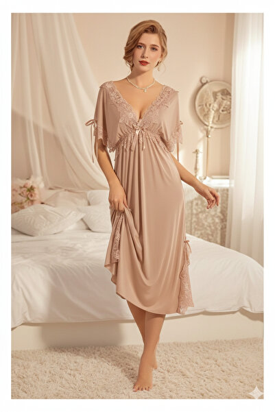 ARDSU Γυναικείο νυχτικό με δαντέλα