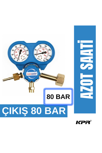 KPR YANGIN AZOT Regülatörü Basınç Düşürücü ÇIKIŞ ( 80 BAR ) KASWELD