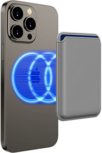 CaseHub Magsafe Wallet Magnetic Leather Card Holder Compatible with All Phone...