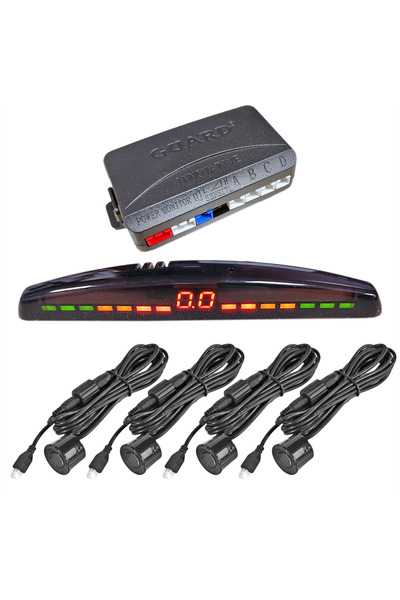 GUARD Park Sensörü Led Ekranlı (Uzay Model) Ses İkazlı Siyah PS.UZ.678