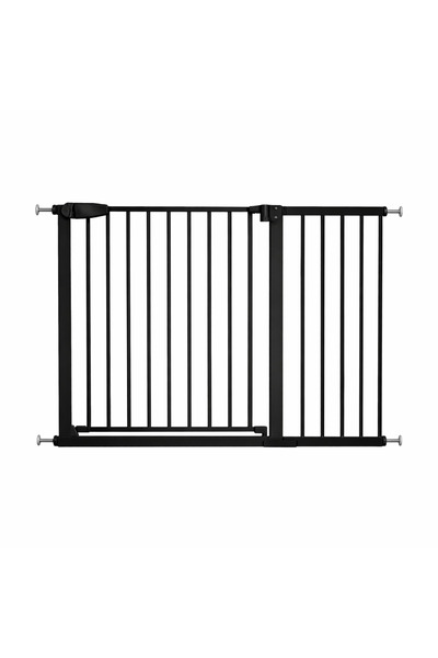 Kidizi Rexa baby safety gate black, adjustable 111-117 cm, pressure mounting,...
