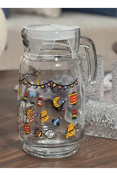 Kenda إبريق عصير زجاجي رمضاني