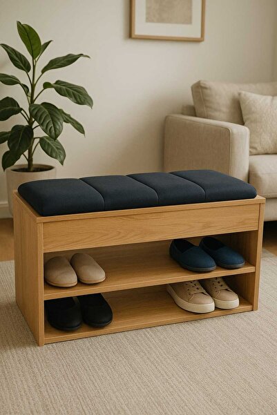 Empressco Renkli Ayakkabılık ve Minderli Sandık, Şık ve Fonksiyonel Depolama