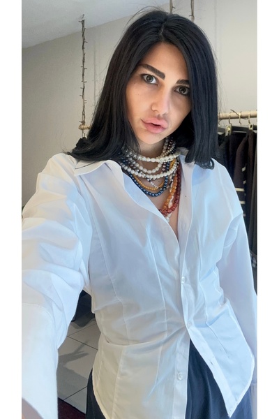 Krisbut Kadın Belden Oturtmalı Gömlek