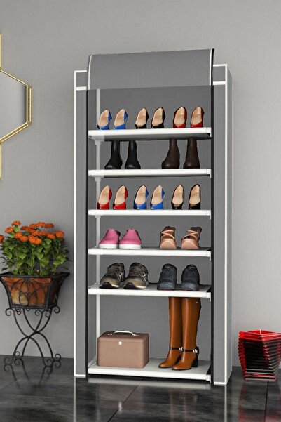 Empressco Geniş Kullanımlı 6 Katlı Bez Ayakkabılık Dolabı, Pratik ve Şık Tasarım