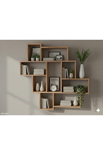Çamsan Rafixa Modern Duvar Rafı Model 128