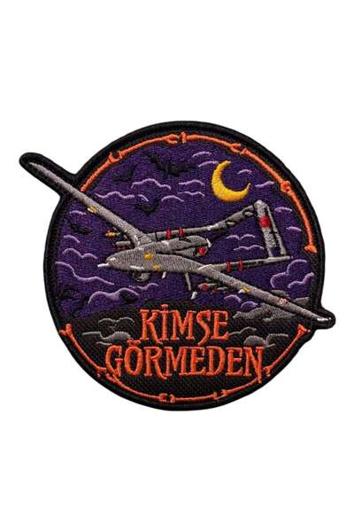 Ex Patch Kimse Görmeden SİHA Nakış Patch Peç - 10 cm
