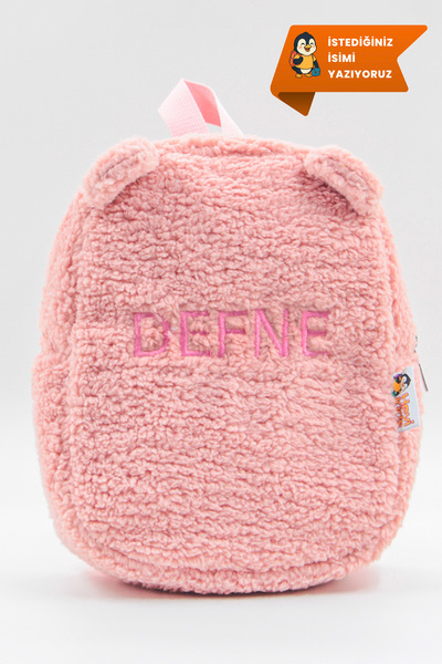 Hevi Kids HeviKids Kişiye Özel İsimli Pembe Peluş Ayıcık Çocuk Çantası | 0–8 ...
