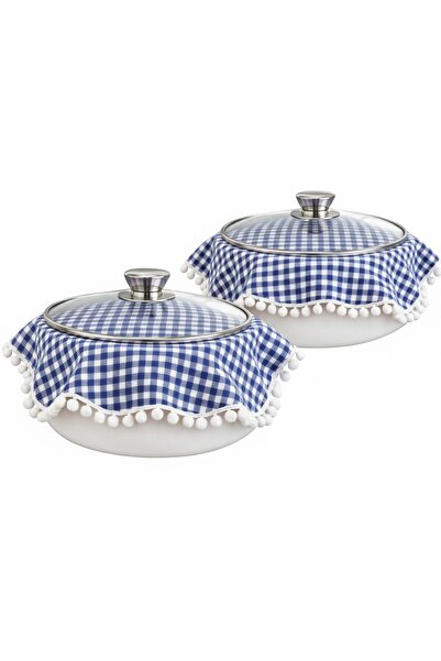 senmasy 2 Pieces of Pilaf Cooking Cover 38*38 cm Red Gingham Pot Cover - with...