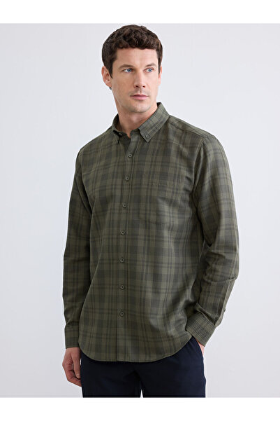 LC Waikiki Shining Choices from Shining Store Standard Fit Checked Embroidere...