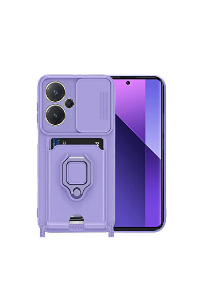 cepmoda حافظة هاتف ريدمي "NOTE 13 PRO PLUS" مع حلقة وحزام واقٍ للكاميرا مكون ...