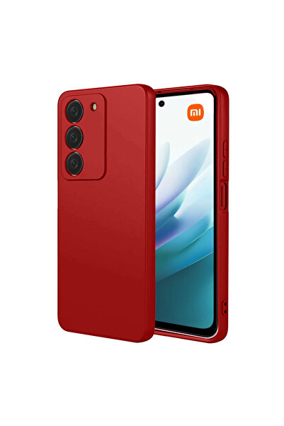 cepmoda Redmi "15" Thin Flexible Silicone Phone Case / Soft Slim Fit Cover [Red]