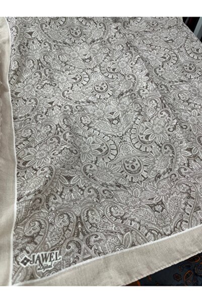 JAWEL Etnik desen soft pamuk şal