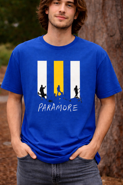 ArtYus Paramore Printed Cotton Relaxed Fit Round Neck Unisex T-Shirt