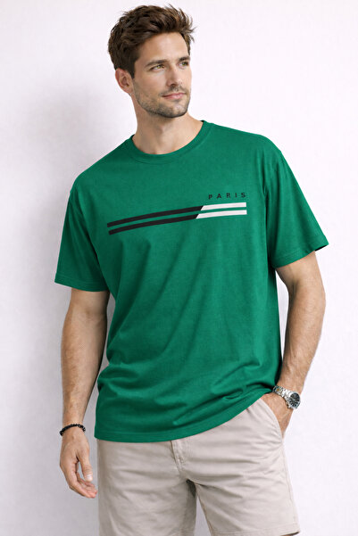 ArtYus Paris Printed Cotton Relaxed Fit Round Neck Unisex T-Shirt