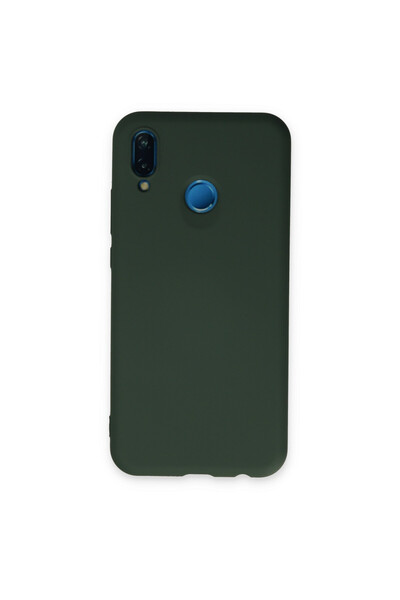cepmoda Huawei "P20 Lite" Soft Touch Velvet Lined Launch Case/Cover [Dark Green]
