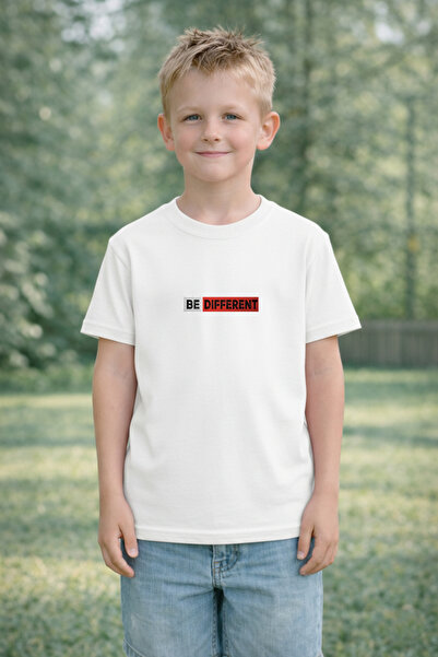 LORVEX Παιδικό μπλουζάκι από 100% βαμβάκι, άνετη εφαρμογή, μπλουζάκι με στάμπ...