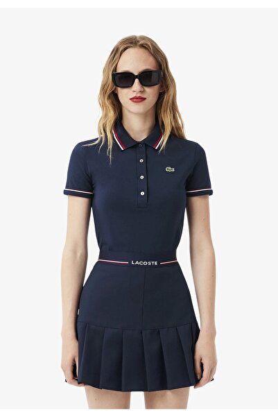 Lacoste Sport ".Lacostepolo Collar Buttoned Women's T-Shirt