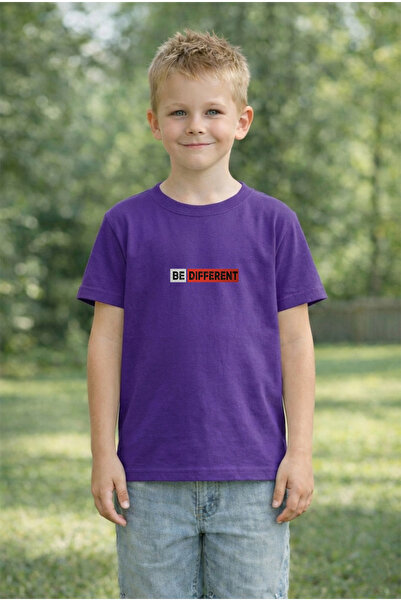 LORVEX Παιδικό μπλουζάκι από 100% βαμβάκι, άνετη εφαρμογή, μπλουζάκι με στάμπ...