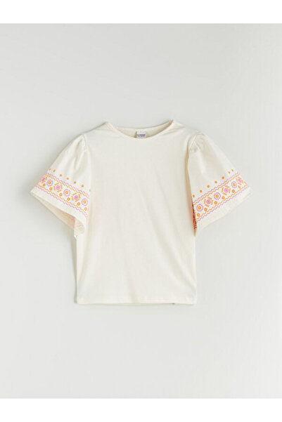 LC Waikiki منتجات فريزن ستور التي لا مثيل لها I تي شيرت بناتي بياقة صفرية من ...