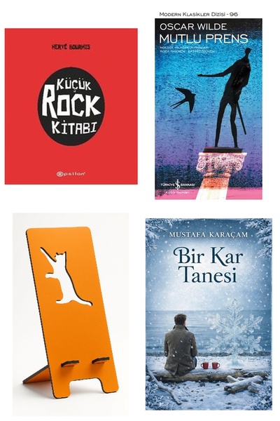 TÜRKİYE İŞ BANKASI KÜLTÜR YAYINLARI Küçük Rock Kitabı - Kolektif + Mutlu Pren...