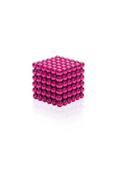 Zanox Magnetic Balls Game, Zanox®, 216 Magnetic Balls, Pink, 5 mm