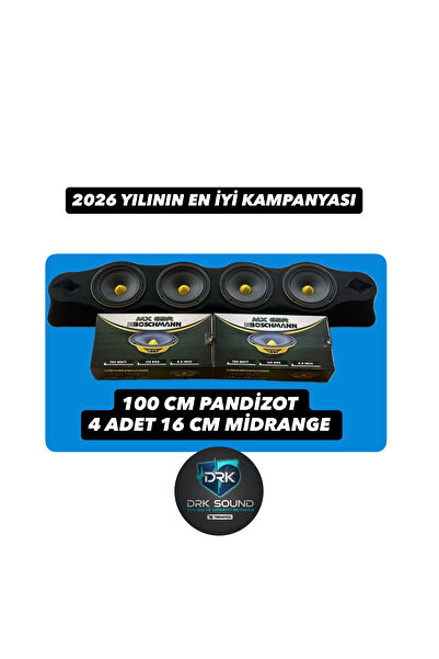 Soundway BM Boschmaan 4 Lü MİDRANGE PANDİZOT SES SİSTEMİ PAKETİ