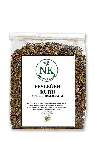 nk organik Basil Dried Ocimum Basilicum 500Gr