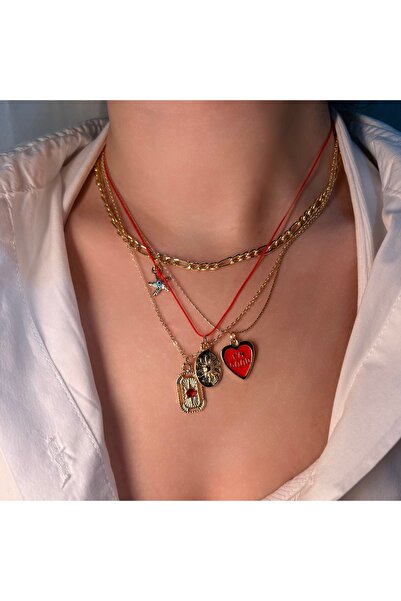 Fiamoss Kadın El Yapımı Tasarım Kolye Seti