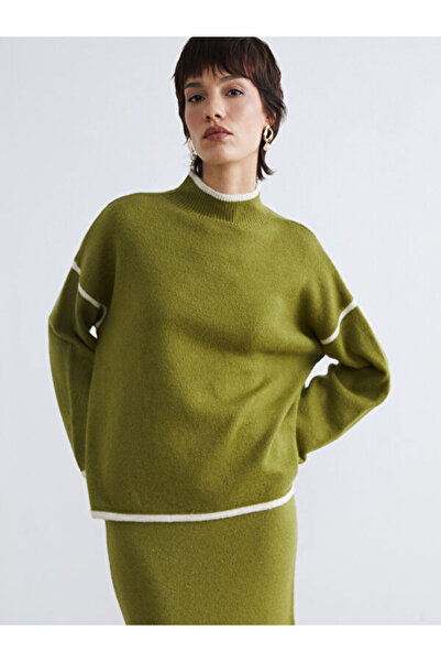 LC Waikiki Rmz Gi̇yi̇m Farkiyla Half Fisherman Roba Collar Women's Knitwear S...