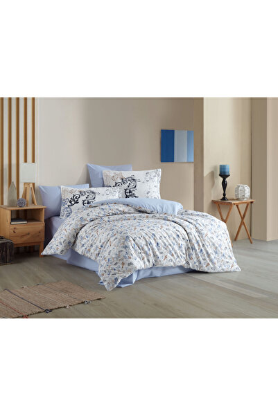 Hobby Cotton Poplin Bed Linen 2 Persons - Fiesta Mavi