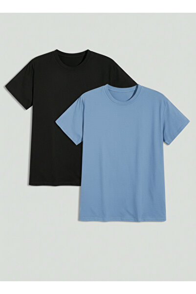 SPORTİVEA 2-Piece Oversize Fit 100% Cotton Unisex T-Shirt