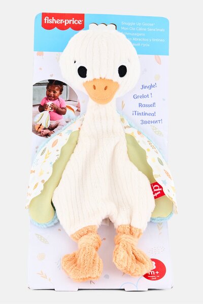 FISHER PRICE Sensimals Snuggle Up Goose Lovey Plush Soft Toy
