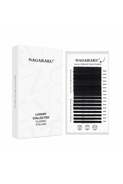 NAGARAKU Extensii de Gene Luxury Collected – Mix Curbura C, Grosime 0.07 mm