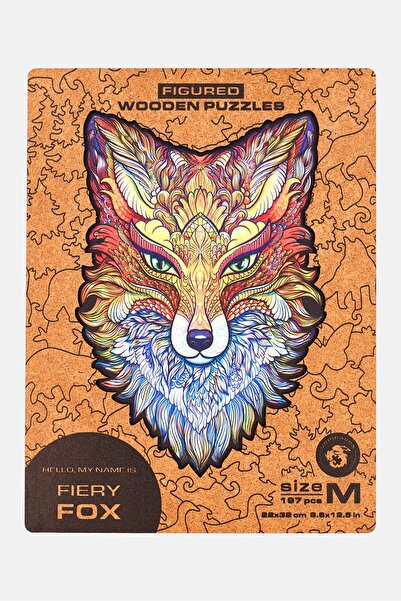 Unidragon Fiery Fox Figured Wooden Puzzle