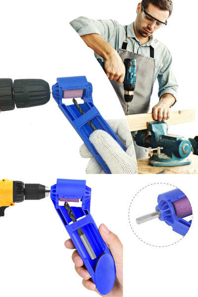 Privo Taşınabilir Matkap Ucu Bileme Aparatı Keskinleştirme Aleti Taşlama Elma...