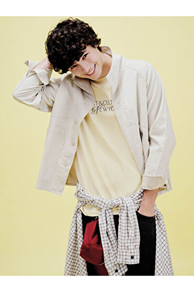 LC Waikiki Rmz Gi̇yi̇m Farkiyla Relaxed Fit Gabardine Men's Shirt Jacket